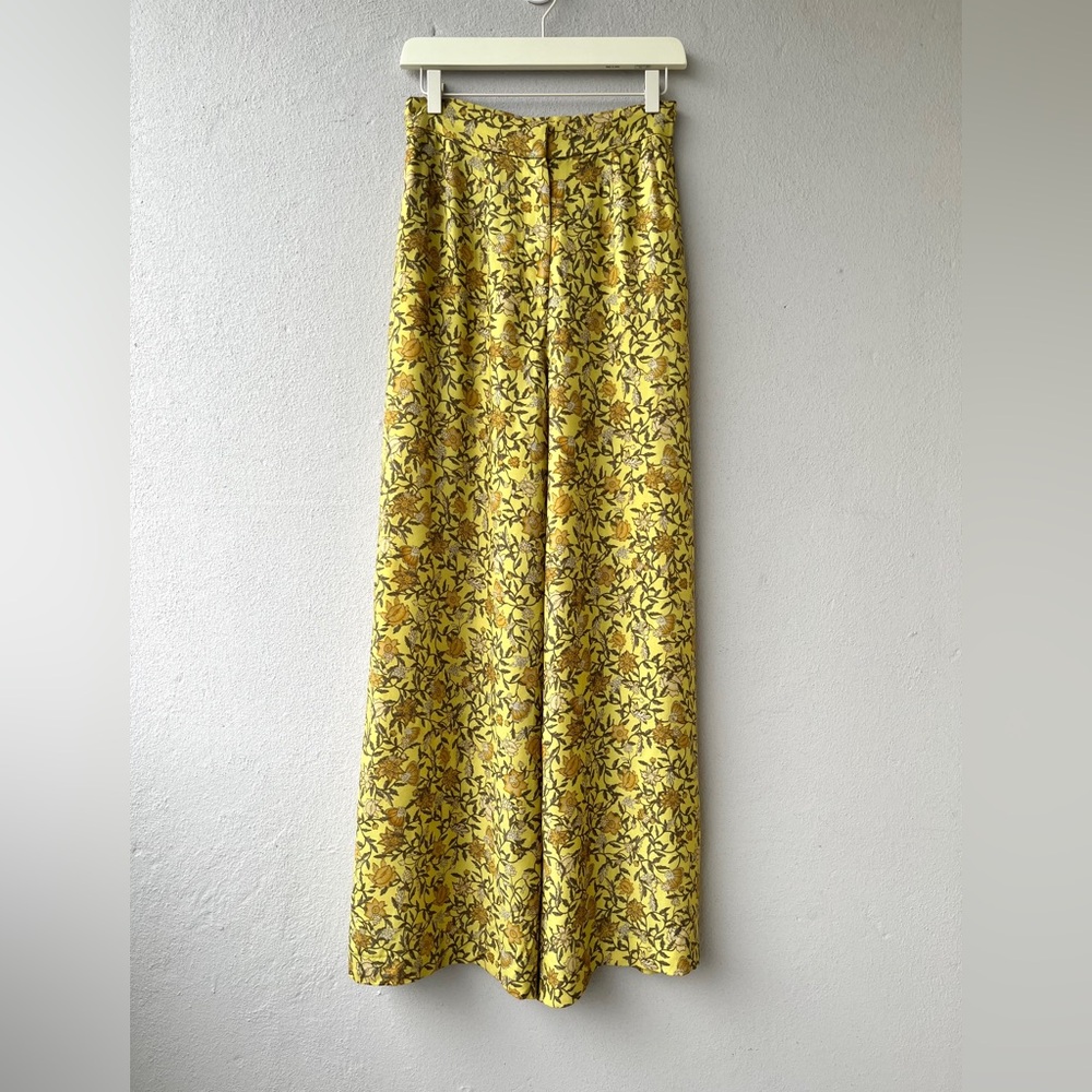 H&M | Wide Leg Floral Trousers